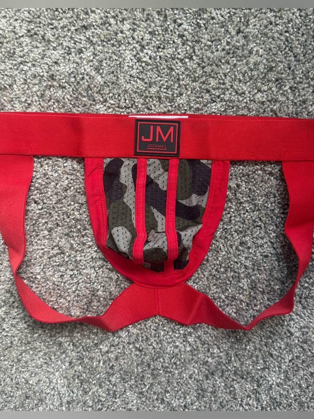 Red JOCKMAIL Men’s Jockstrap